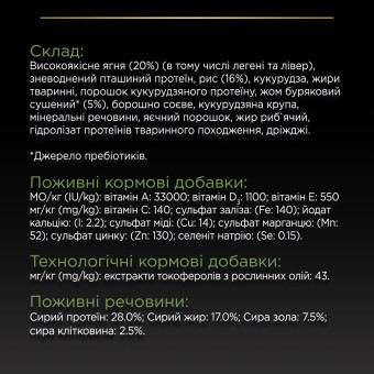 Pro Plan Sensitive Digestion Lamb корм для маленьких пород с чуствительным пищеварением (на вес)1 кг