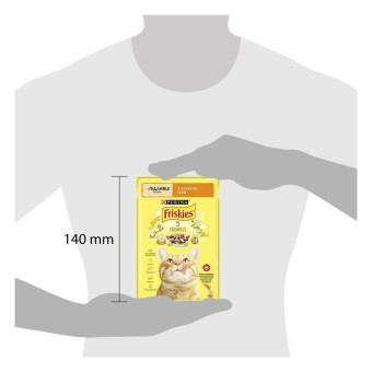 Friskies Кусочки в подливке с курицей для взрослых кошек 85 г