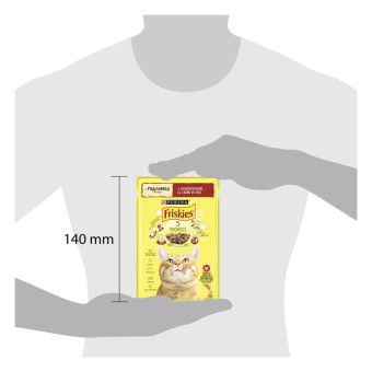 Friskies Кусочки в подливке с говядиной для взрослых котов 85 г
