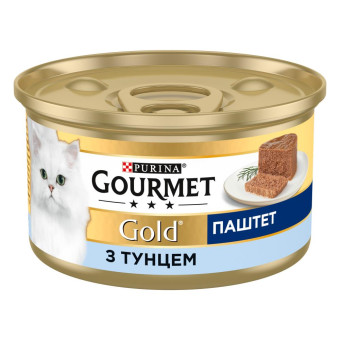 Gourmet Gold паштет з тунцом для взрослых кошек 85 г