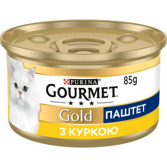 Gourmet Gold паштет з курицей для взрослых кошек 85 г
