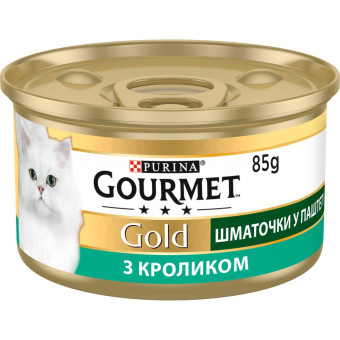 Gourmet Gold Terrin с кусочками в паштете с кроликом 85 г