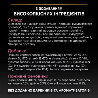 Pro Plan Delicate Digestion Turkey корм с индейкой для кошек с чувствительным пищеварением 400 г