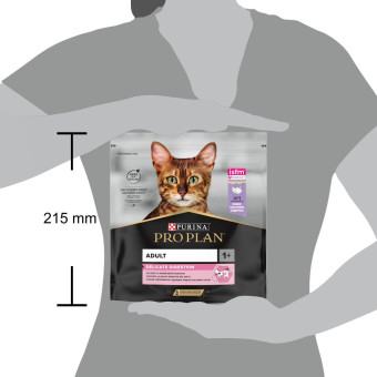 Pro Plan Delicate Digestion Turkey корм с индейкой для кошек с чувствительным пищеварением 400 г