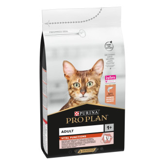 Pro Plan Adult Vital Functions Salmon Сухой корм с лососем для взрослых кошек 400 г