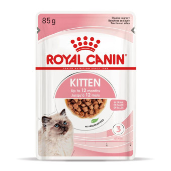 Royal Canin Kitten Gravy - влажный корм в соусе для котят на каждый день (до 12 месяцев) 85 г