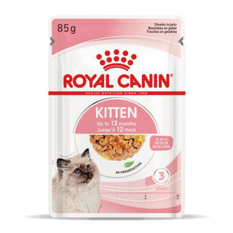 Royal Canin Kitten Jelly - влажный корм в желе для котят на каждый день (до 12 месяцев) 85 г