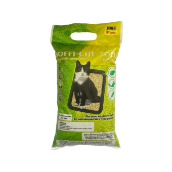 Наполнитель из тофу Soffi-Cat для кошачих туалетов, мята 7 л