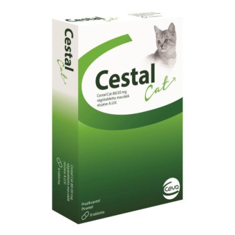 Ceva Cestal Cat Таблетки от глистов для кошек 1 таблетка на 4 кг