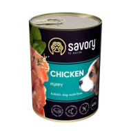 Savory Puppy Chicken - вологий корм з куркою для цуценят 400 г