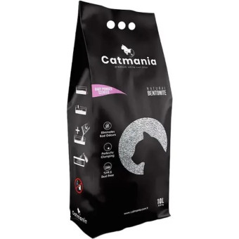 Бентонитовый наполнитель Catmania с запахом детской присыпки 5 л