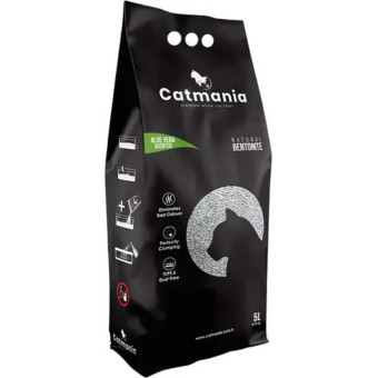 Бентонитовый наполнитель Catmania Aloe Vera Зеленый 5 л