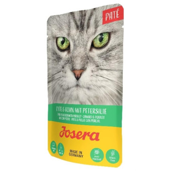 Josera Cat Pate Duck and Chicken Паштет для взрослых кошек с уткой, курицей и петрушкой 85 г