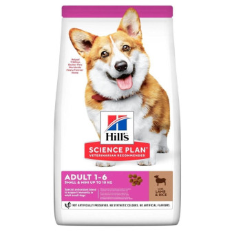 Hill’s Adult Small&Mini Сухой корм для собак маленьких и миниатюрных пород с ягненком (на вес) 1  кг