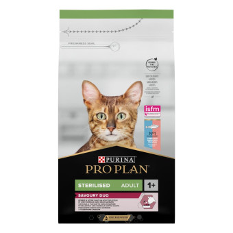 Pro Plan Adult Sterilised Savoury Duo Сухой корм для стерилизованых котов с треской и форелью 3 кг