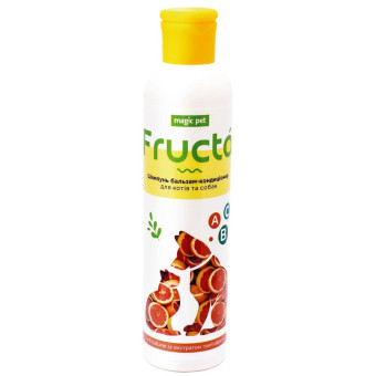 Шампунь-Бальзам-Кондиционер Magic Pet Fructa  для собак и кошек с экстрактом грейпфрута 220 мл