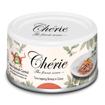 Cherie Hairball Control Tuna topping Shrimp in Gravy корм с кусочками тунца и креветок в соусе 80 г