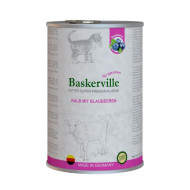Baskerville Super Premium Kalb Mit Blaubeeren Телятина з чорницею вологий корм для кошенят 400 г