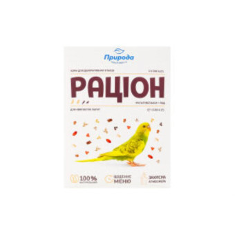 Корм Природа Рацион для волнистых попугаев Мультивитамин+йод 1.5 кг