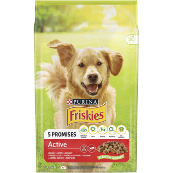 Friskies Active сухой корм для собак с говядиной 10 кг