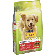 Friskies Active сухой корм для собак с говядиной 10 кг