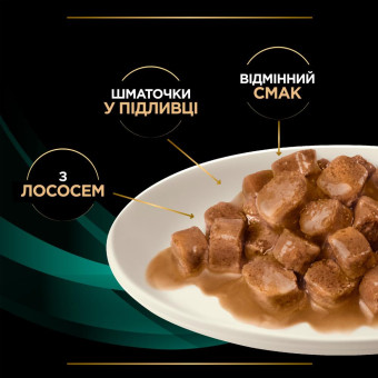 Pro Plan Veterinary Diets EN Gastrointestinal Кусочки в подливе с лососем для котов 85 г