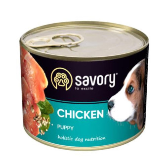 Savory Puppy Chicken - влажный корм с курицей для щенков 200 г