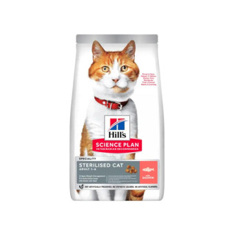 Hill's SP Feline Adult Sterilised With Salmon корм для стерилизованных кошек,с лососем (на вес)100 г