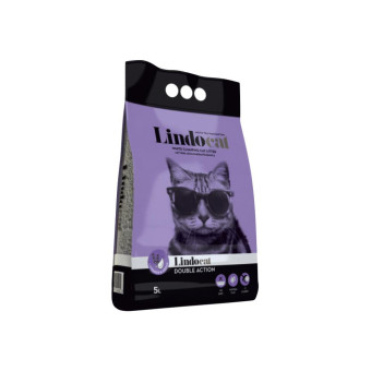 Бентонитовый наполнитель Lindocat Prestige для кошачьего туалета, лаванда 5 л