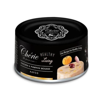 Cherie Healthy Living Chicken & Pumpkin Mousse Мусс из курицы и тыквы для кошек 80 г