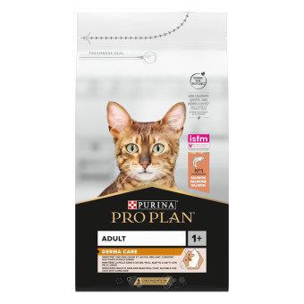 Pro Plan Adult Derma Care Salmon для котов для здоровья кожи и красоты шерсти,с лососем 1.5 кг