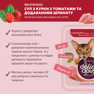 Delickcious Суп из курицы с томатами и шпинатом 80 г