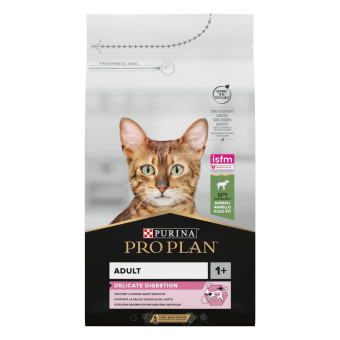 Pro Plan Delicate Digestion Lamb  для избирательных в еде котов с чувствительным пищеварением 1.5 кг