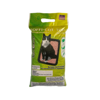 Наповнювач із тофу Soffi-Cat Tofu для котячих туалетів, лаванда 7 л