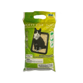 Наполнитель из тофу Soffi-Cat для кошачих туалетов, гиппоалергенный 7 л