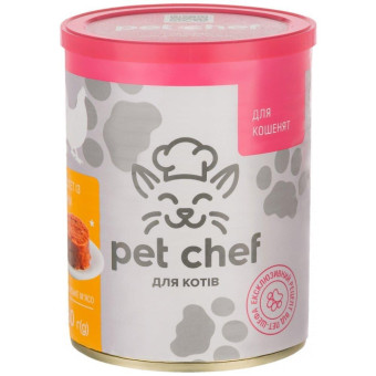 Pet Chef Паштет с курицей для котят 360 г