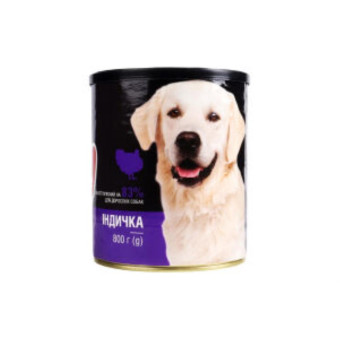 Carnie Dog Консервы для собак мясной паштет с индейкой 800 г