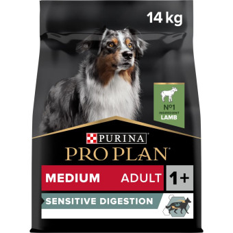 Pro Plan Adult Medium Sensitive для средних пород с чувствительным пищеварением ягненок (на вес)1 кг