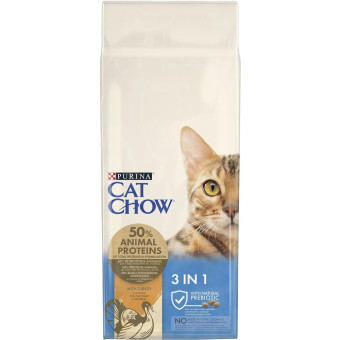 Cat Chow Special Care 3 in1 Сухой корм 3 в 1 с индейкой (на вес) 100 г