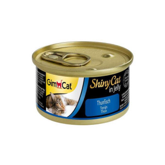 GimCat Shiny Cat консервы для взрослых кошек, с тунцом 70 г