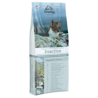Carpathian Pet Food Inactive - корм с курицей и палтусом для стерилизованых котов (на вес)  100 гр