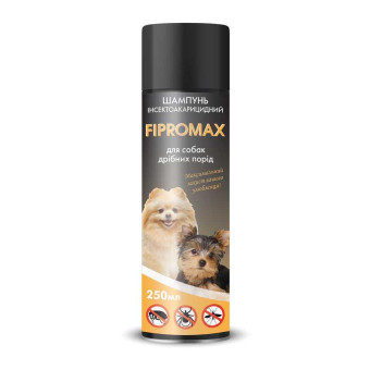 Шампунь FIPROMAX  от блох с пропоскуром для собак маленьких пород 250 мл