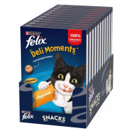 Felix Deli Moments Chicken - лакомства Феликс с курицей для взрослых кошек 4х10 г