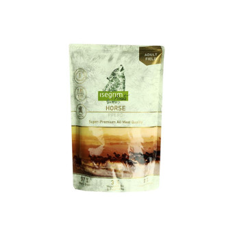 Isegrim Pouch Roots Horse Monoprotein Конина с овощами, льняным маслом и полевыми травами 410 г