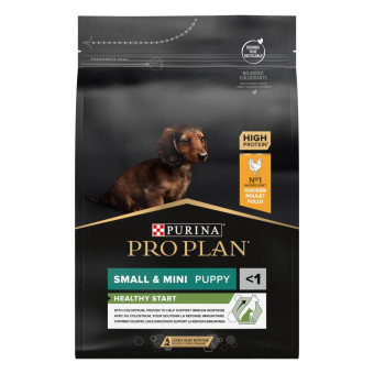 Pro Plan Puppy Small & Mini Healthy Start корм с курицей для щенков малых и миниатюрных пород 3 кг