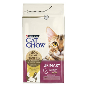 Cat Chow Urinary Сухой корм для поддержки мочевыводящих путей, с курицей (на вес) 100 г