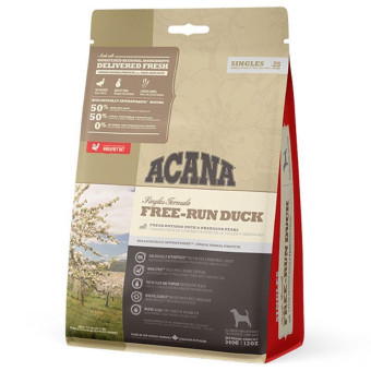 Acana Free-Run Duck - сухой корм с уткой для взрослых собак с чувствительным пищеварением 2 кг