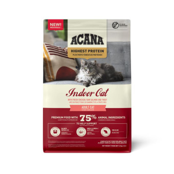 Acana Highest Protein Indoor Cat сухой корм с курицей и рыбой для домашних котов 1.8 кг