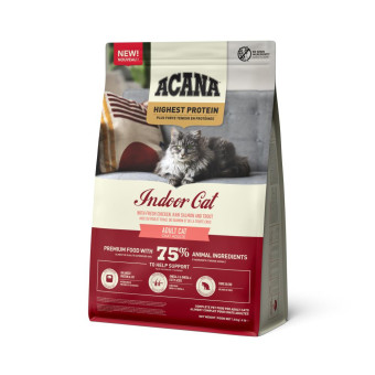 Acana Highest Protein Indoor Cat сухой корм с курицей и рыбой для домашних котов 1.8 кг