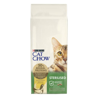 Cat Chow для стерилизованных котов, с курицей (на вес) 100 г